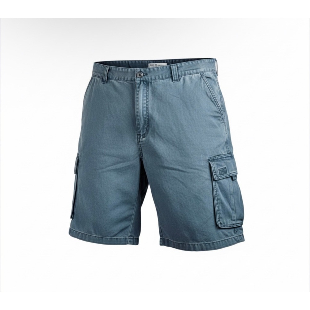 Plugg Company Cargo High Rise Men's Charcoal Grey Shorts 30‎ Blokecore